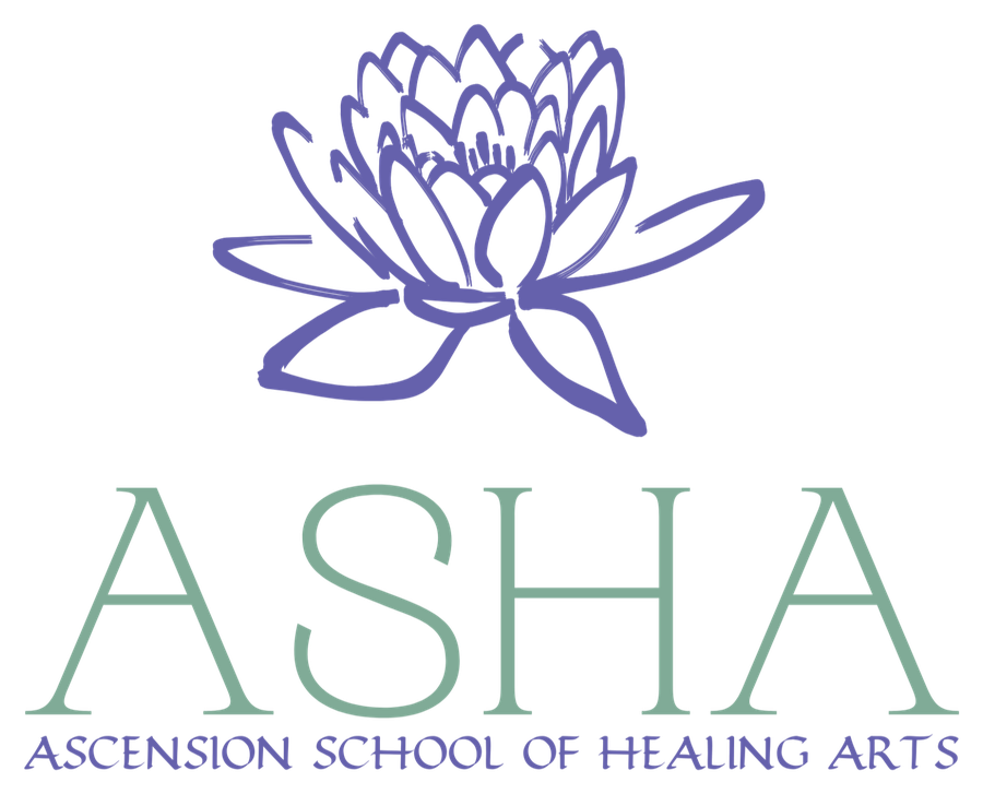 ASHA, Ascension School of Healing Arts, lotus logo